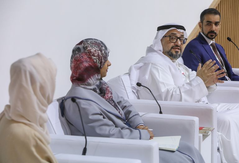 جانب من ندوة الناشرين الإماراتيين في معرض ساوباولو للكتاب بالبرازيل