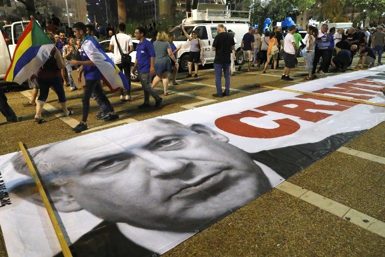 آلاف الإسرائيليين والدروز يتظاهرون احتجاجا على "قانون القومية"- أ.ف.ب