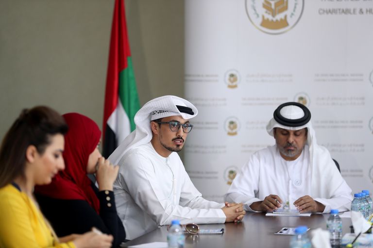 جانب من اللقاء الإعلامي للمؤسسة