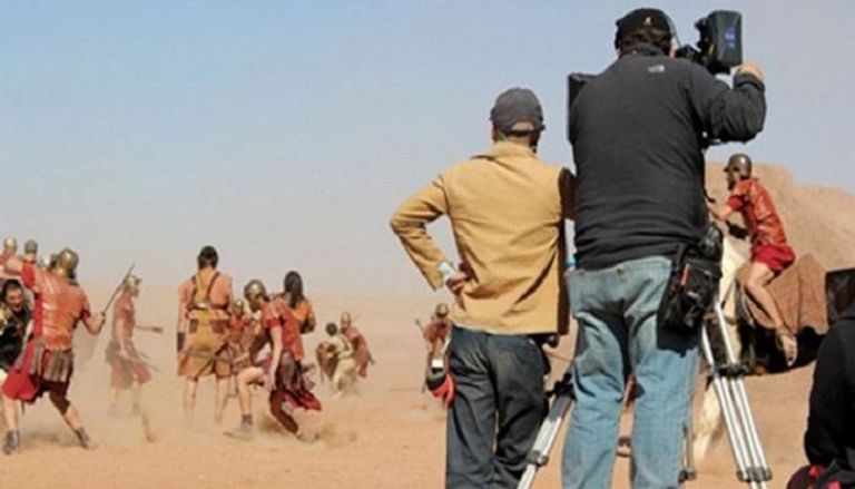 كواليس تصوير فيلم أجنبي في المغرب 