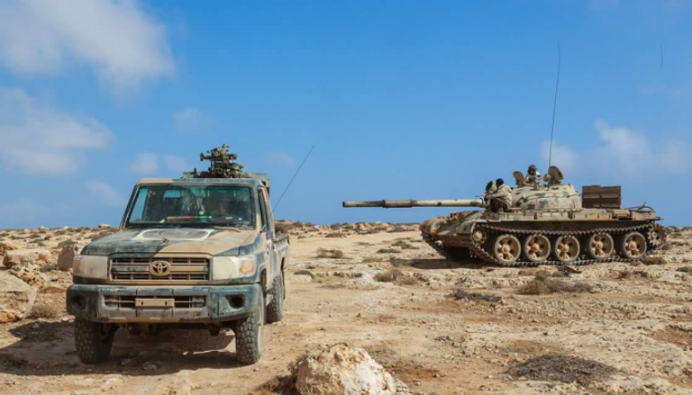 آليات تابعة للجيش الليبي 