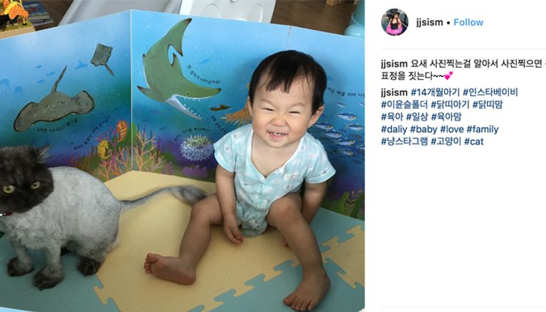 صورة لطفل برفقة قط صور وقصص طريفة في اليوم العالمي للقطط