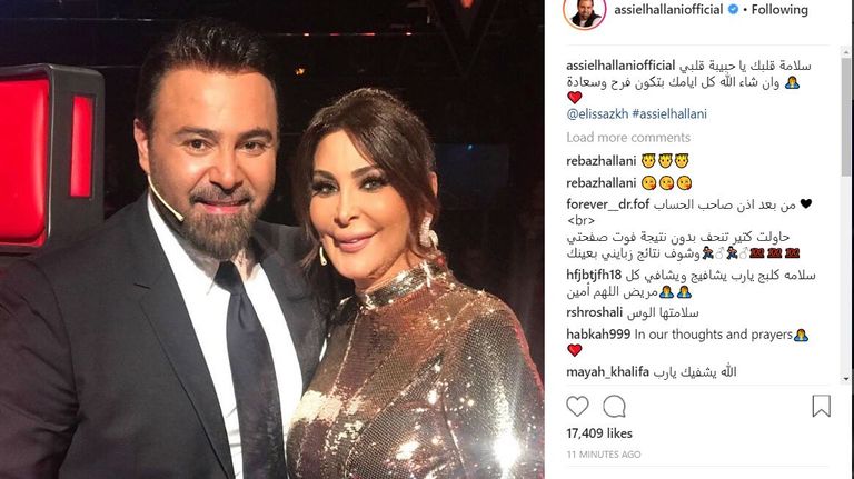 النجمة إليسا - أرشيفية