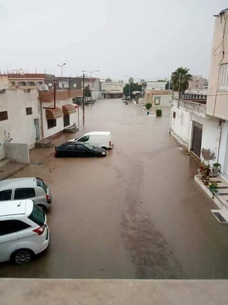بالصور فيضانات تجتاح تونس والمغرب والجزائر