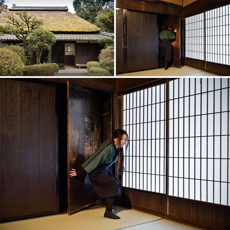 أدوات النينجا كما تظهر في المتحف