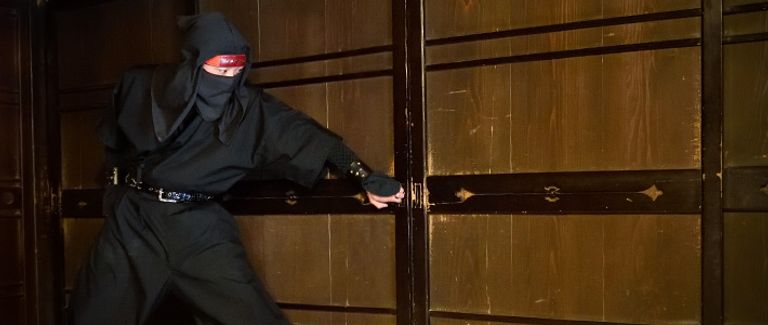 أدوات النينجا كما تظهر في المتحف