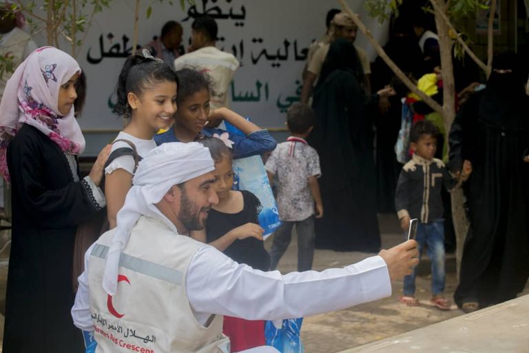 جانب من الفعالية في مدينة المخاء