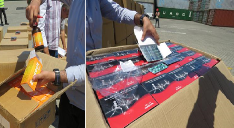 ضبط حاوية تحمل 4,6 مليون قرص مخدر