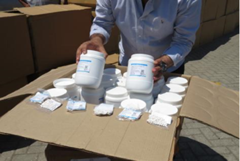 ضبط حاوية تحمل 4,6 مليون قرص مخدر