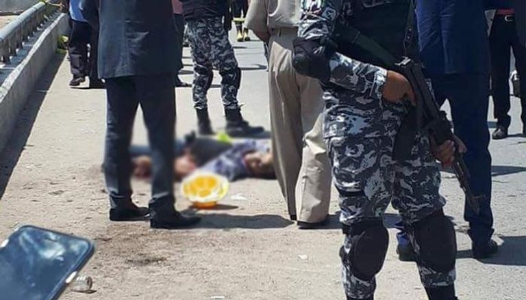 قوات الأمن المصرية تحيط بموقع الحادث الإرهابي