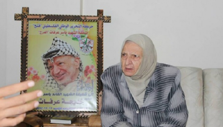 خديجة عرفات شقيقة الرئيس الفلسطيني الراحل