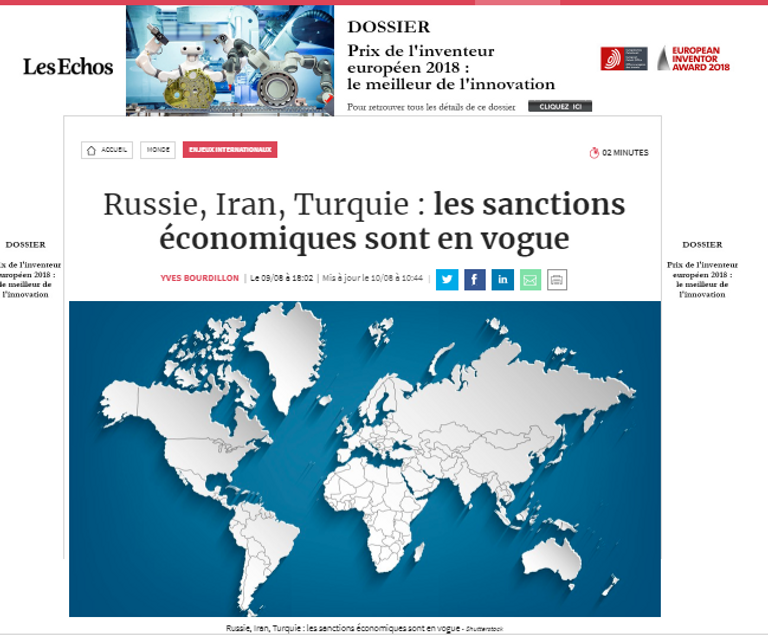 عقوبات شملت إيران وتركيا وكندا وروسيا