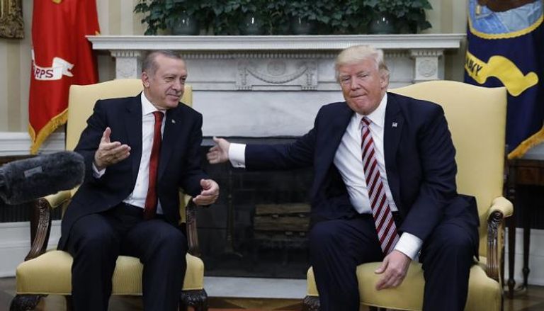 لقاء سابق بين ترامب وأردوغان - أرشيفية