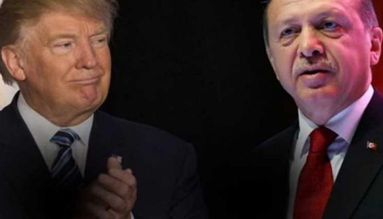 الرئيسان الأمريكي دونالد ترامب والتركي رجب أردوغان