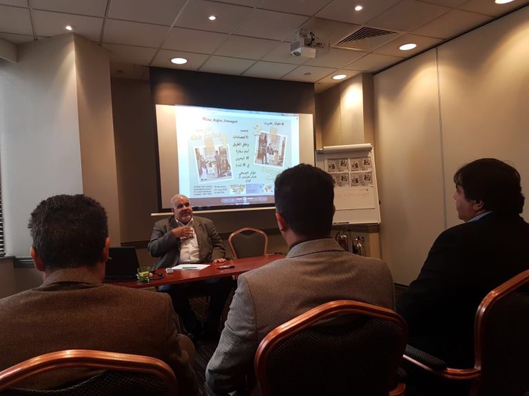 مؤتمر صحفي عن الاعتصام أمام سفارة البحرين بلندن مؤتمر صحفي عن الاعتصام أمام سفارة البحرين بلندن