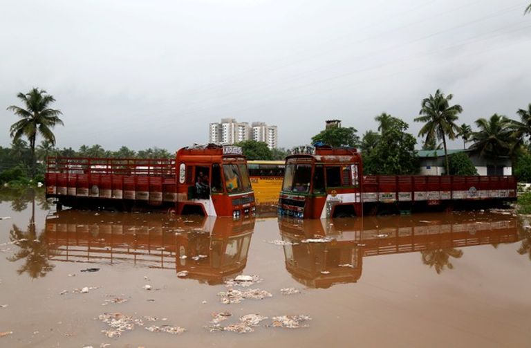 فيضانات في ولاية كيرالا الهندية
