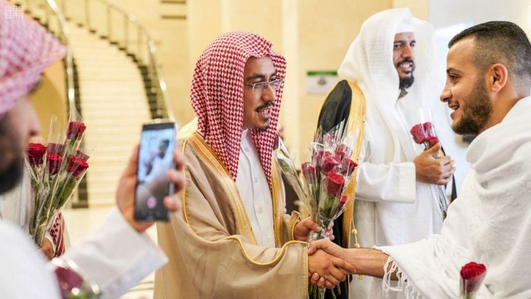 وصول الدفعة الأخيرة من حجاج فلسطين إلى مكة المكرمة