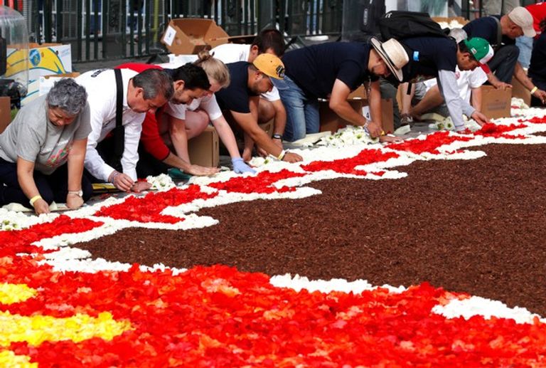 سجادة الزهور في بروكسل