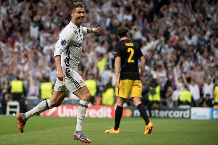 من مباراة ريال مدريد وأتلتيكو مدريد