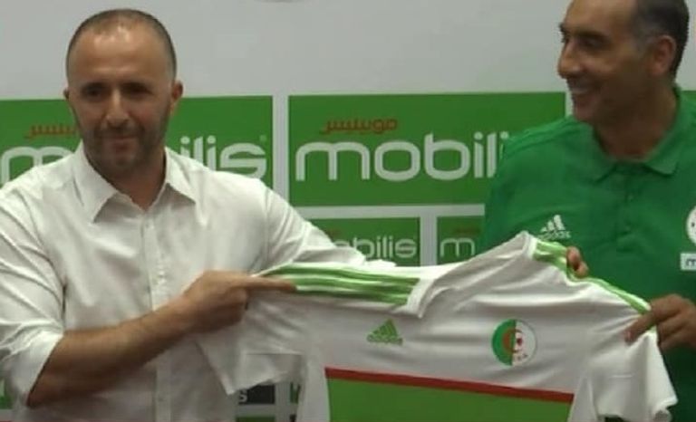 من الندوة الصحفية التي أجراها المدرب الجزائري الجديد جمال بلماضي - أرشيفية