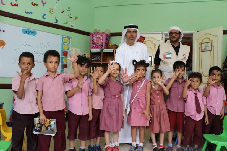 جهود الهلال الأحمر الإماراتي في اليمن - أرشيفية