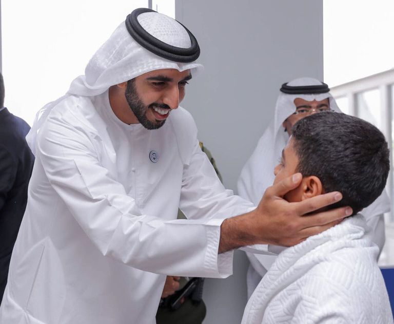 سفير الإمارات بالرياض يستقبل 260 من حجاج أسر شهداء الواجب