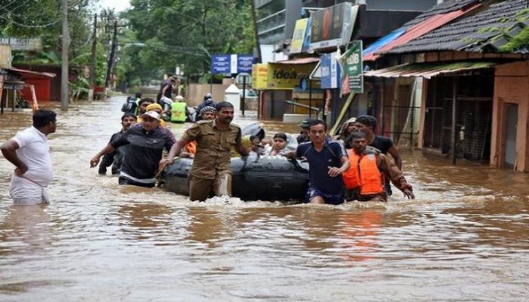 فيضانات في ولاية كيرلا الهندية