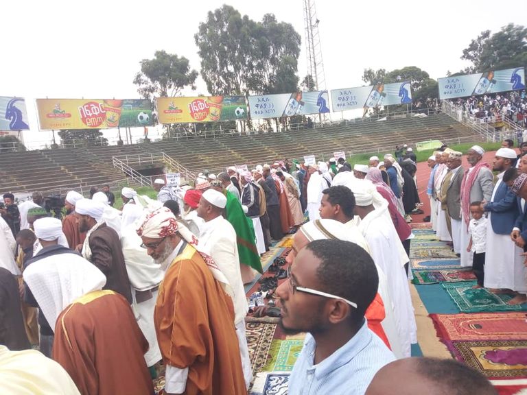 صلاة العيد في أديس أبابا
