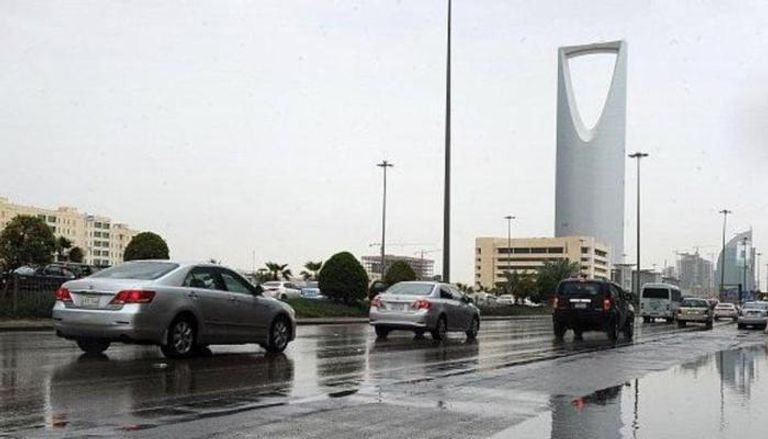 طقس ممطر في السعودية