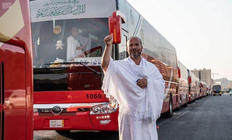 حجاج فلسطين يشيدون بالخدمات المقدمة لهم 