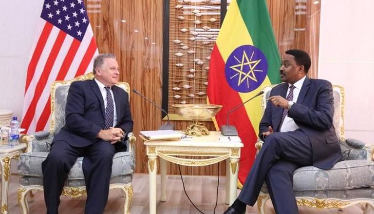 وفد الكونجرس الأمريكي يلتقي وزير الخارجية الإثيوبي