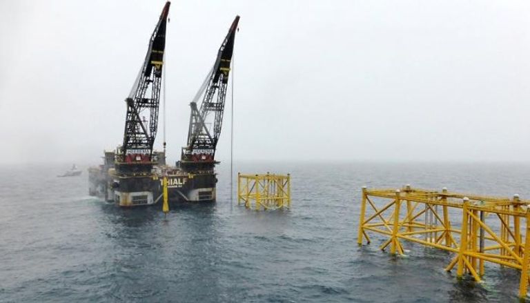 منصة إيكينور النفطية في حقل يوهان ببحر الشمال