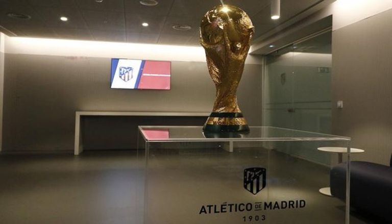 كأس العالم داخل غرفة ملابس أتلتيكو مدريد