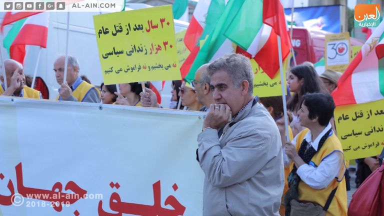 من فعاليات الملتقي الدولي التفاعلي للمعارضة الإيرانية حول ذكرى مجزرة 1988 1988 وقائع مـذبحة تأبى النسيان تكشف عن دموية ملالي طهران