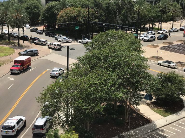 الشرطة الأمريكية في موقع الحادث