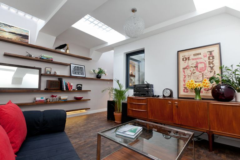 المنزل بعد الانتهاء من بنائه