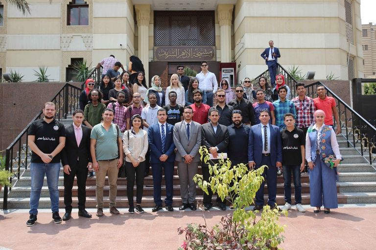 وفد من "شباب القيادة من أجل السلام" يزور مشيخة الأزهر وفد