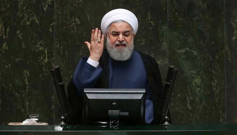 حسن روحاني أمام البرلمان الإيراني -أرشيفية
