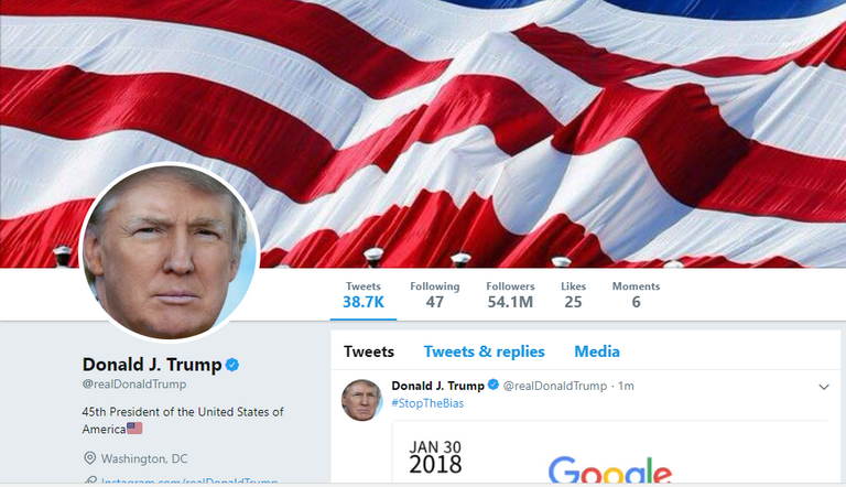 الرئيس الأمريكي دونالد ترامب 