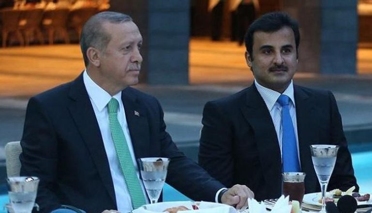 تميم أمير قطر والرئيس التركي رجب طيب أردوغان