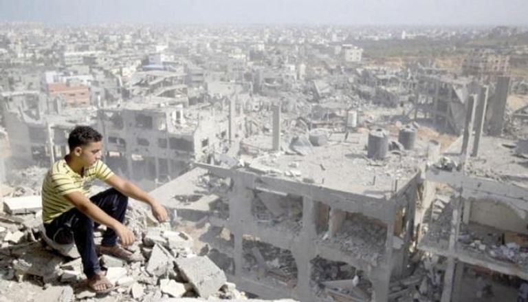 آثار الحرب الإسرائيلية على قطاع غزة- أرشيفية