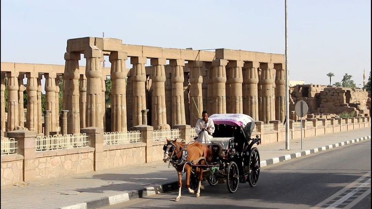 معبد الأقصر الأثري- أرشيفية