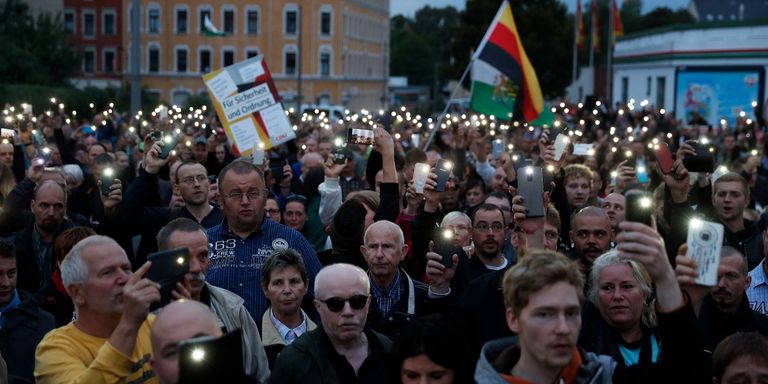 تظاهرات في مدينة كيمنتس الألمانية 