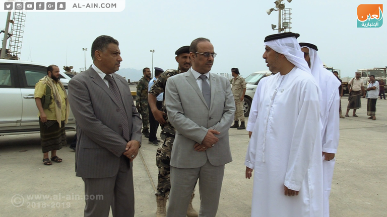 محطة الكهرباء الإماراتية تصل إلى عدن