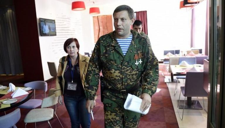 زعيم إقليم دونتسك الانفصالي ألكسندر زخارتشنكو