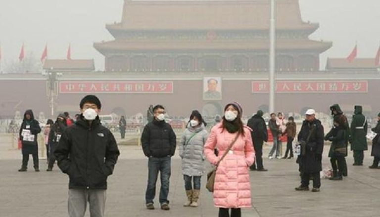 الضباب الدخاني في بكين 