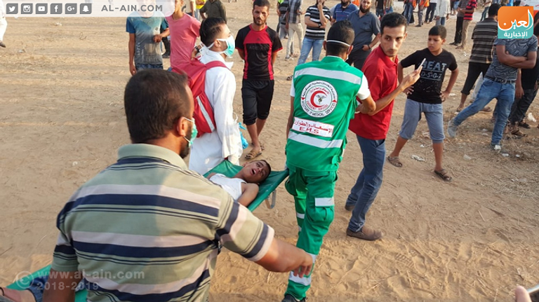 جانب من الجمعة الـ 23 لمسيرة العودة