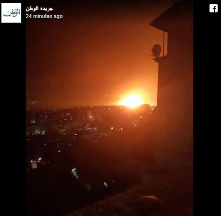 قصف مواقع تابعة للنظام السوري - أرشيفية