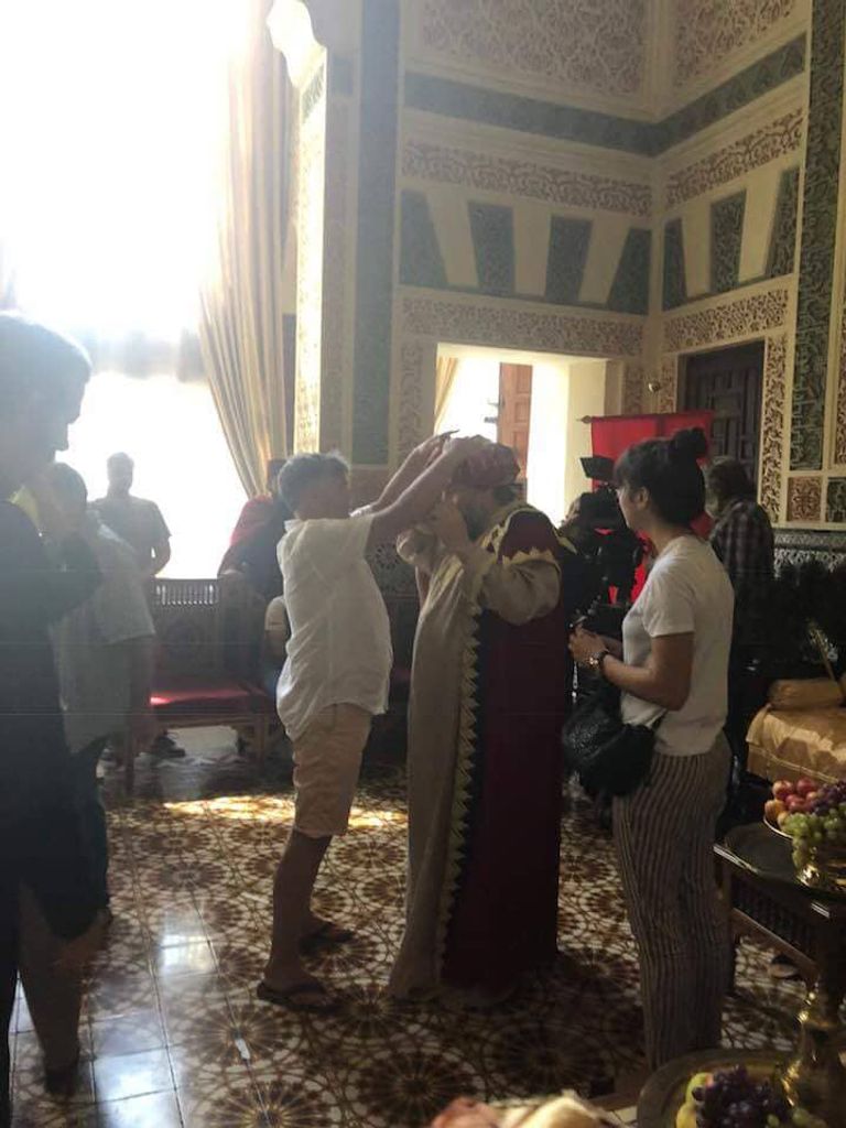 كواليس تصوير الفيلم الممثل الفرنسي جيرارد ديبارديو بطل الفيلم الجزائري أحمد باي