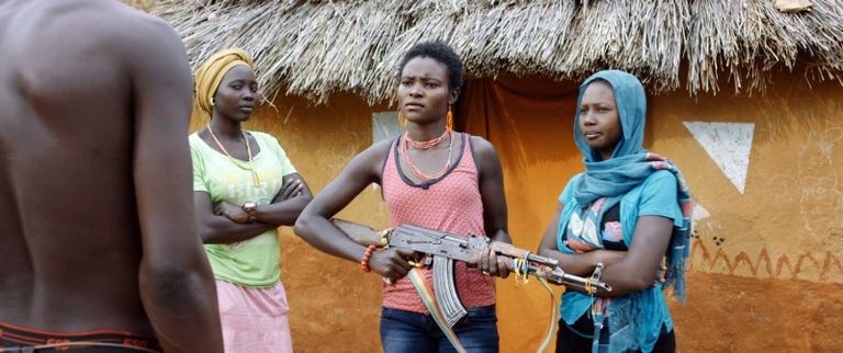 مشهد من الفيلم السوداني 